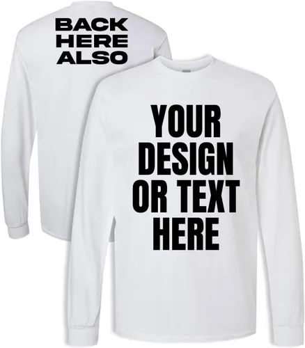 Miniatura 14 de Kolossus Camisas de trabajo de manga larga personalizables de alta visibilidad diseña tus propias camisetas personalizadas con logotipo y texto