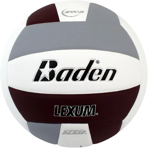 Miniatura 38 de Baden - Lexum - Microfibra compuesta de alta calidad Balón de voleibol oficial para interiores de la escuela secundaria 13U a 18U