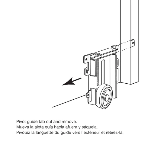 Miniatura 5 de Prime-Line N 6790 - Rodillo de puerta de espejo de 1-7/16 pulgadas, rodillo plano de nailon, para Acme (paquete individual)