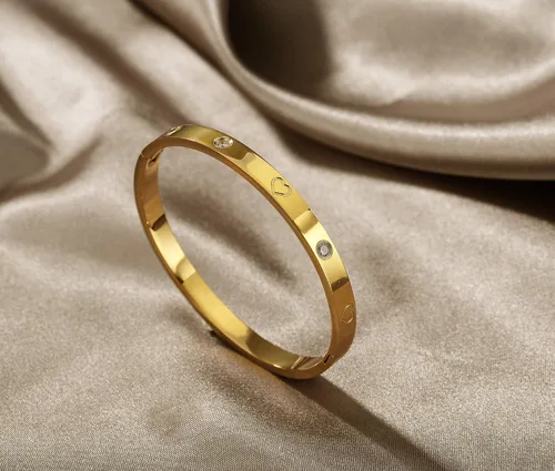 Miniatura 6 de Regalo de Navidad MVCOLEDY Jewelry - Pulsera chapada en oro o blanco con piedra de corazón de acero inoxidable con cristal para mujer