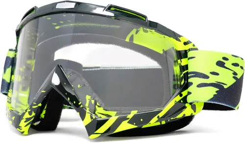 Miniatura 10 de AVV Gafas de motocicleta para hombres y mujeres – Gafas de motocross ATV resistentes al viento, gafas anti UV todoterreno para montar MTB Motocross