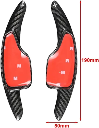 Miniatura 4 de Extensión de palanca de cambios de palanca de cambios en el volante, paleta de cambios roja para Chevrolet Camaro LS, para Camaro LT1, LT