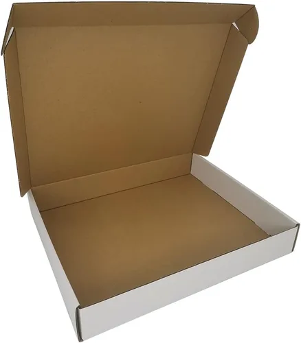 Miniatura 8 de Sobres corrugados de 5 x 5 x 2 pulgadas, paquete de 25, cajas de envío de cartón, color blanco (CM552-25)