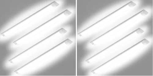 Miniatura 9 de DAKASON Paquete de 4 Lámparas LED de Techo de 2 Pies para Garaje Montaje al Ras, 18W 2160lm Iluminación LED para Taller Lámpara para Armario, Luces