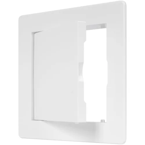 Panel de acceso de plástico blanco de 4 x 4 pulgadas. Panel de puerta de eje de servicio. Plomería, electricidad, calefacción, panel de acceso de