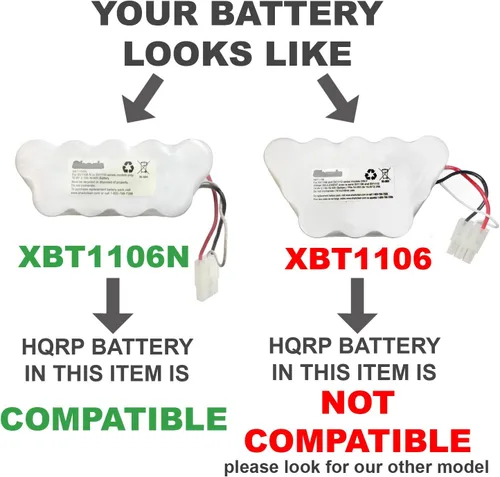Miniatura 4 de HQRP batería para Shark XBT1106N SV1110 SV1106N SV1110N SV11O6N SV116N de navegación libre, aspiradora de bastón sin cable + portavasos