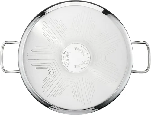 Miniatura 10 de Tefal Intuition XL - Olla de acero inoxidable 18/10, 14.2 in, 17,5 L, acero inoxidable 18/10, asas remachadas resistentes, tapa de cristal, metálico
