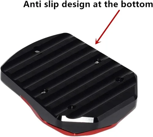 Miniatura 2 de Motorcycle Accessories Kickstand Side Stand Extension Enlarger Pad Side Bracket Compatible with Xmax X-MAX 125 250 300 400 XMAX300