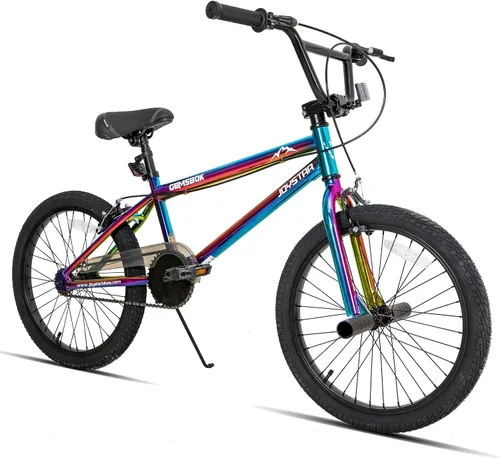 Miniatura 9 de JOYSTAR 20 24 Inch Kids BMX Bike for Boys and Girls Age 7-12 Freestyle Bicycle for Beginner Level Riders with Dual Hand Brakes & 2 Pegs 24" Kids