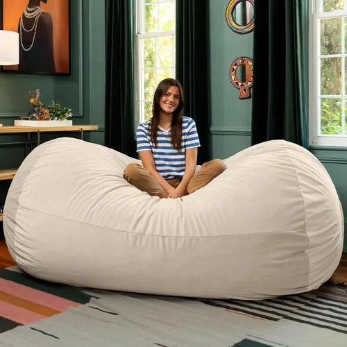 Miniatura 19 de Puff/tumbona gigante Saxx de la marca Jaxx, Camel