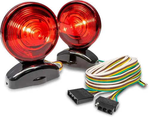 True MODS Kit de Luz Trasera de Remolque LED Magnética Roja de 20 Pulgadas [DOT FMVSS-108] [SAE STIP] [IP67 Sumergible Resistente al Agua] [Imán de