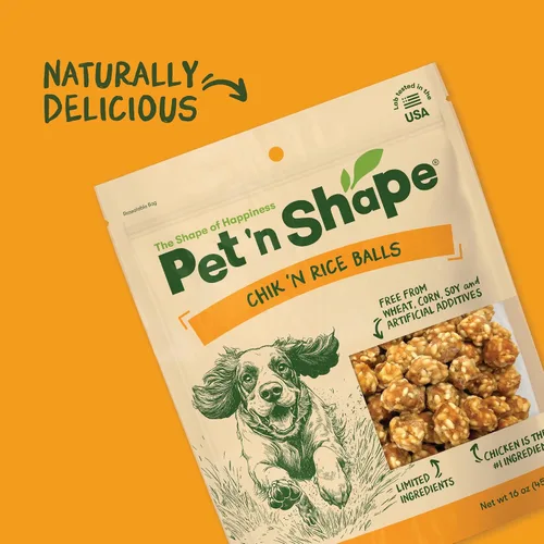 Miniatura 5 de Pet 'n Shape Chik 'n Rice Balls - Golosinas para perros - 1 libra