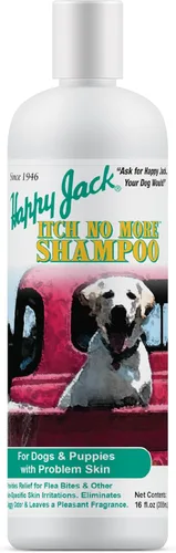 Miniatura 10 de Happy Jack Champú para aliviar la picazón del perro y tratamiento medicado (12 onzas) detiene la picazón, los arañazos y el roer rápidamente, alivia