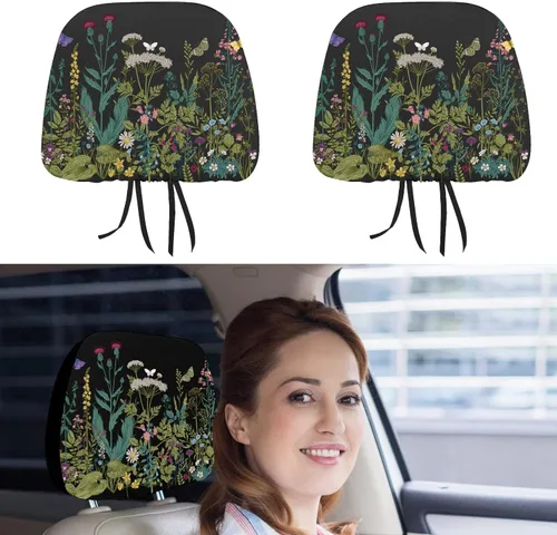 Miniatura 7 de Paquete de 2 fundas para reposacabezas de Adventure Awaits, aventura, camping, montaña, excursionista, amante de la naturaleza, accesorios