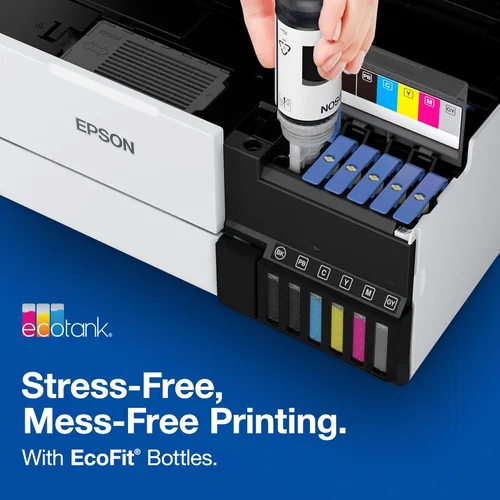 Miniatura 5 de Epson 552 EcoTank Ink Botella de capacidad ultra alta amarilla (T552420-S) Funciona con ET-8500, 8550