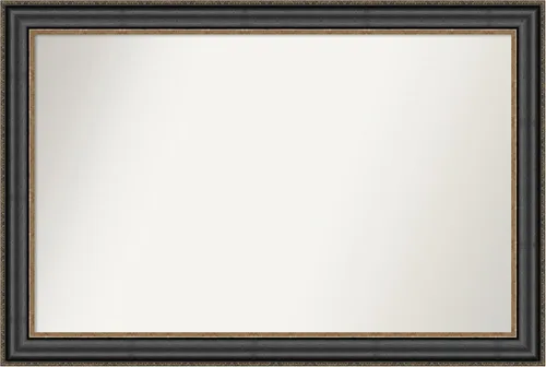 Miniatura 370 de Amanti Art Espejo personalizado, espejo de baño negro puente, espejo de pared o espejo de tocador de baño sobre el fregadero (26 x 26 pulgadas)