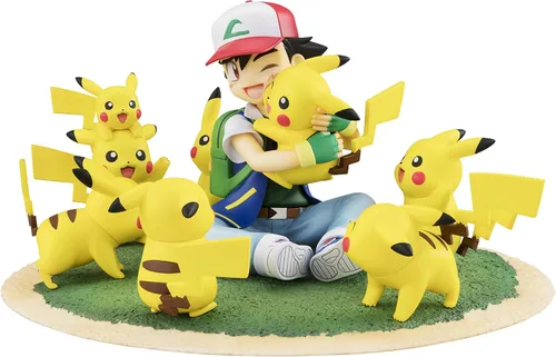 Miniatura 2 de Serie G.E.M. Satoshi y Pikachu (Pikachu lleno de ver.) Monstruo de bolsillo