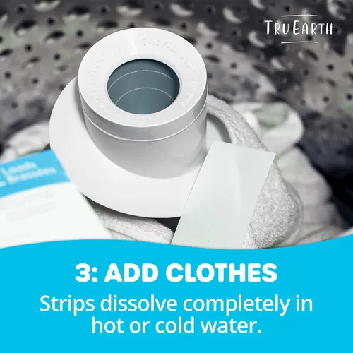 Miniatura 6 de Tru Earth Hojas compactas de detergente seco para ropa, a granel, hasta 768 cargas (384 unidades) - Sin parabenos - Detergente sin líquido original