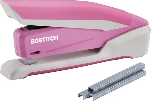Miniatura 11 de Bostitch Office InPower - Engrapadora de escritorio con resorte, capacidad para 20 hojas, grapado con un dedo, incluye 210 grapas, sin atascos, se