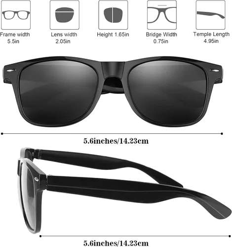 Miniatura 31 de FEPITO Paquete de 24 lentes de sol de fiesta a granel para regalos de fiesta de cumpleaños, rellenos de bolsas de golosinas para playa, piscina