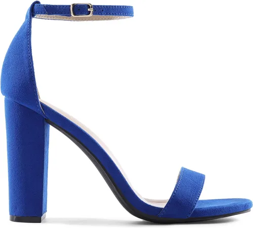 Miniatura 2 de DREAM PAIRS - Sandalias de tacón alto y grueso para mujer