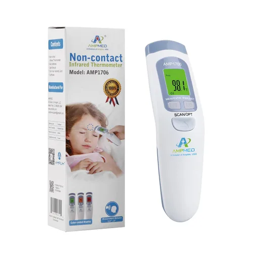 Miniatura 9 de Termómetro para bebés sin contacto, termómetro infrarrojo para la frente para bebés, niños y adultos, lectura rápida de 1 segundo, uso nocturno