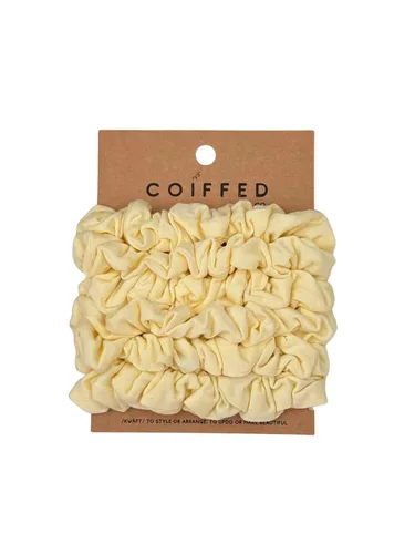 Miniatura 3 de Coiffed + Co. Coleteros de viscosa de bambú apilados (color: arena) 6 unidades (albaricoque)