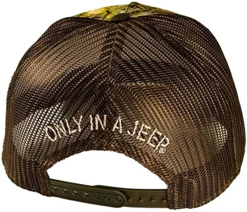 Miniatura 2 de Jeep Logo Mossy Rock Camo Chino Sarga Bordado Bajo Perfil Sombrero