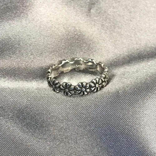 Miniatura 5 de Gem Avenue Anillo de plata de ley con margaritas
