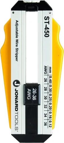 Jonard Pelacables con precisión ajustable, 3-57/64" de longitud x 1-19/32" de altura x 19/32" de grosor, 1