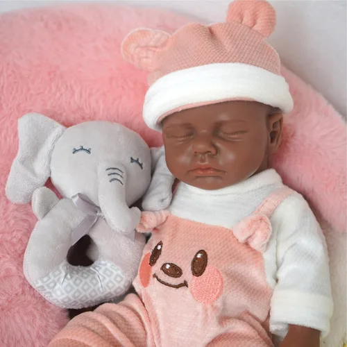 Miniatura 7 de Muñeca de bebé Reborn de 12 pulgadas, muñeca de cuerpo completo de silicona, muñecas de bebé Reborn de silicona de cuerpo completo, recién nacida