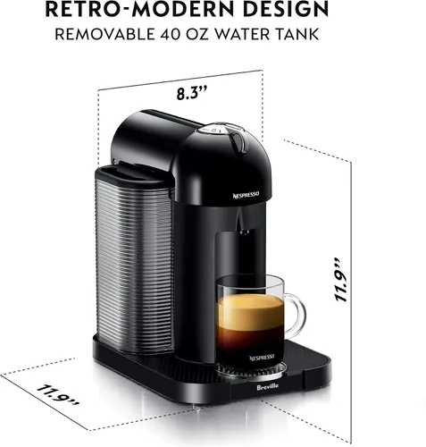 Miniatura 6 de Nespresso Vertuo Cafetera y Máquina de Espresso por Breville, Negro