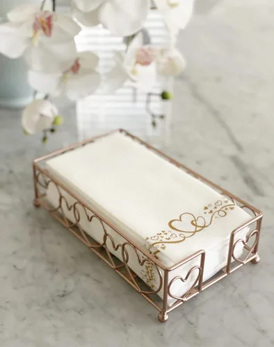 Miniatura 9 de Servilletero Vertical Golden Bird Elegante Bandeja Resistente para Almacenamiento de Toallas de Mano de Papel Desechables Baño Cocina Comedor