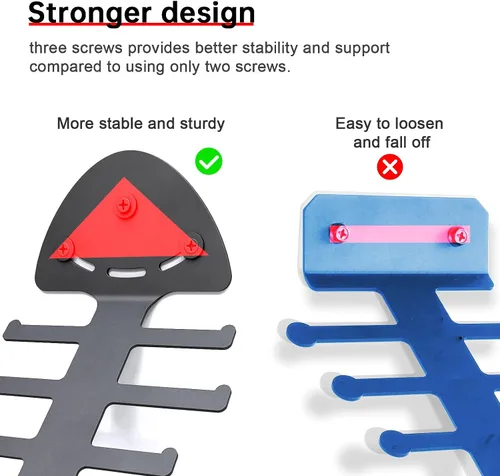 Miniatura 3 de Exercise Resistance Band Rack, Resistance Bands Storage Hanger Gym Equipment Organizer Rack for Pull Up Bands, Multi-Purpose Gym Equipment Storage
