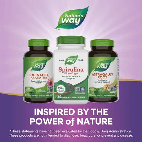 Miniatura 7 de Nature's Way Espirulina Micro-algas, 760 mg por porción