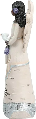 Miniatura 4 de Pavilion Gift Company 82433 Bless This Home - Figura de ángel ébano de 6 pulgadas, color crema