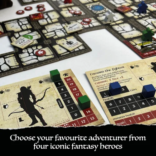 Miniatura 10 de Bag of Dungeon–Juego de Mesa de Aventura Fantástica para Familias y Fanáticos de RPG 1–4 Jugadores, Edades 7+ Explorador de Mazmorras Clásico