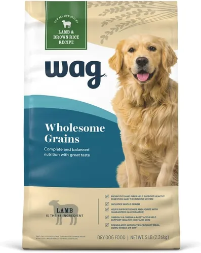 Miniatura 10 de Marca Amazon - Wag Nutrición Premium para Perros Adultos, Alimento Seco, Apoya la Salud del Estómago y la Piel, Carne de Res y Arroz Integral, Bolsa