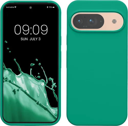 Miniatura 146 de kwmobile Funda Compatible con Google Pixel 6 Pro - Funda de Teléfono de Silicona TPU con Acabado Suave - Azul Caribe
