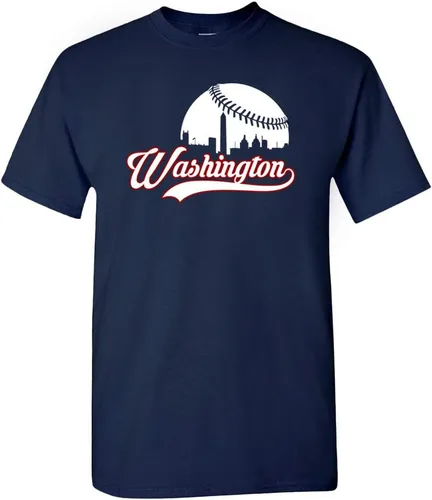 Miniatura 26 de Xtreme Apparrel Cityscape Skyline - Camiseta para hombre para fanáticos del béisbol Miami - Camisa negra