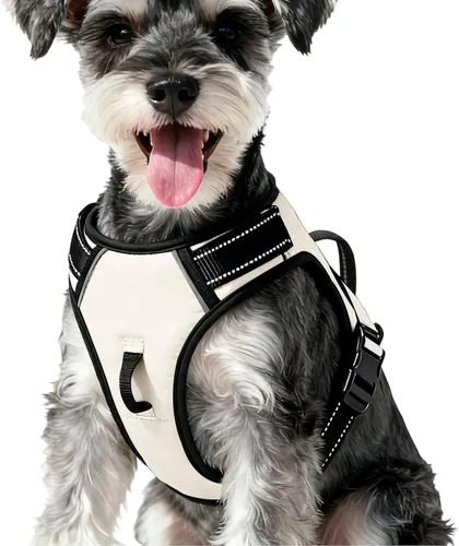 Miniatura 147 de Arnés para perro sin tirones, chaleco reflectante ajustable y acolchado para mascotas con asa de fácil control, fácil de llevar con nudo elegante
