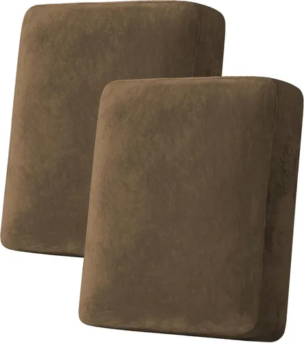 Miniatura 214 de H.VERSAILTEX Funda de cojín elástica de terciopelo para sofá, funda de cojín de felpa para cojines de silla, protector de muebles, cojín de asiento