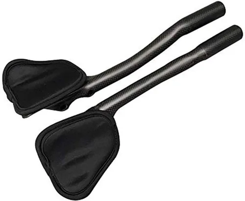 Miniatura 14 de TT Bars Carbon Bike Areo Bars Manillar RXL SL Bullhorn Handlebars Carbon Aero Bars Aero Manillar Negro 3K Brillante 31.8X340mm Triatlón Aero Barras
