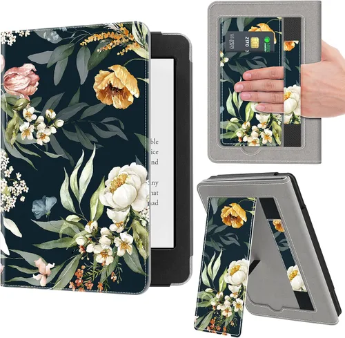Miniatura 22 de VORI Funda con soporte para Kindle Paperwhite de 7"/6.8" (12ª/11ª generación-2024/2021) y Kindle colorsoft Signature Edition, funda protectora