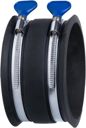 Miniatura 11 de POWERTEC 70337-P2 - Manguito flexible de control de polvo de 2-1/2 pulgadas con abrazaderas de manguera de llave ajustable, conector de manguera