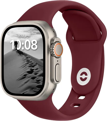 Miniatura 24 de ELETTRONEO SB Correa Deportiva para Bandas de Apple Watch Mujeres Ultra 3 2 49mm, Series 11 10 46mm, 9 8 7 45mm 41mm, SE 6 5 4 44mm 40mm, 3 2 1 42mm