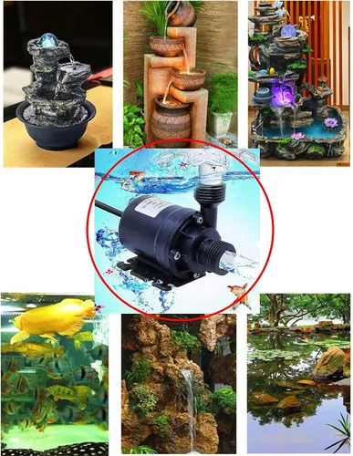 Miniatura 5 de JZK Bomba de agua sumergible sin escobillas DC 12V 800L/H 5M Micro pequeña bomba de agua para estanque/fuente/piscina/sistema de circulación de agua