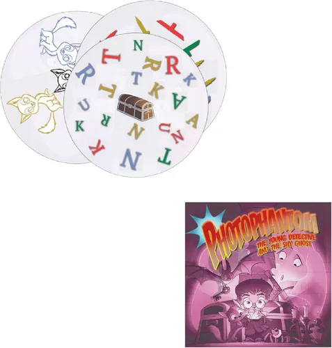 Miniatura 7 de Giochi Uniti Juego de mesa Photophantom Juego de estrategia con temática de fantasma espeluznante Juego de detectives Divertido juego familiar