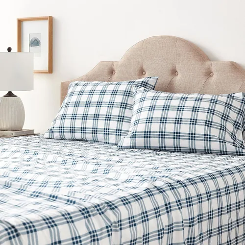 Miniatura 73 de Eddie Bauer - Juego de ropa de cama de percal de algodón, decoración fresca y elegante para el hogar, sábanas de tamaño King