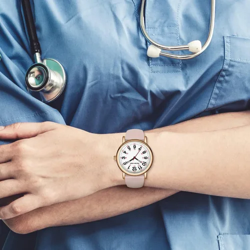 Miniatura 8 de GOLDEN HOUR - Reloj de enfermera impermeable para profesionales médicos, estudiantes, mujeres y hombres, esfera luminosa de fácil lectura, 24 horas